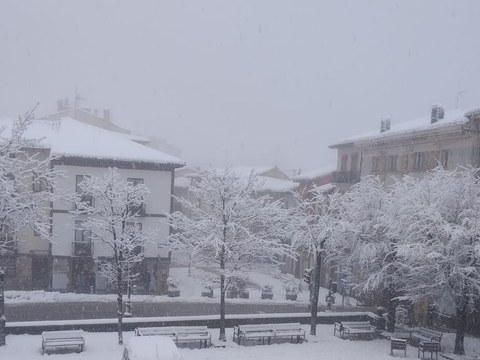 ❄️ Puede nevar en Elgeta a partir del sábado a la tarde