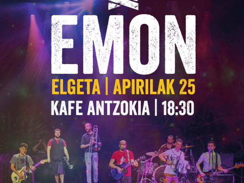 Concierto del grupo Emon el 25 de abril