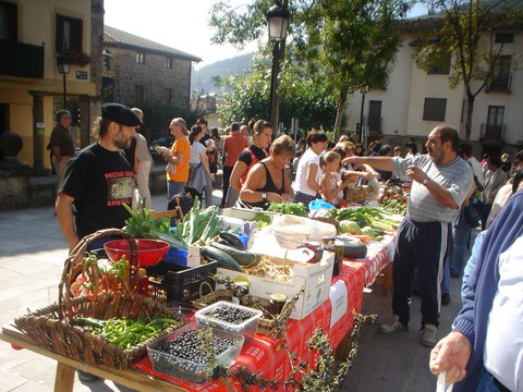 Se esperan unos 12-14 puestos  en la feria de los Baserritarras del sábado