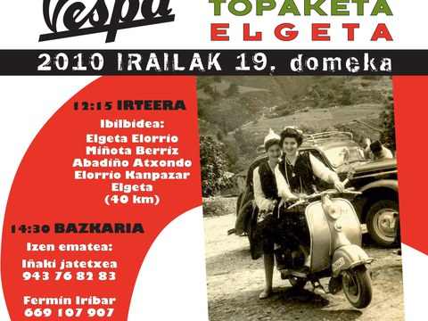 Encuentro de vespas y lambrettas el 19 de septiembre