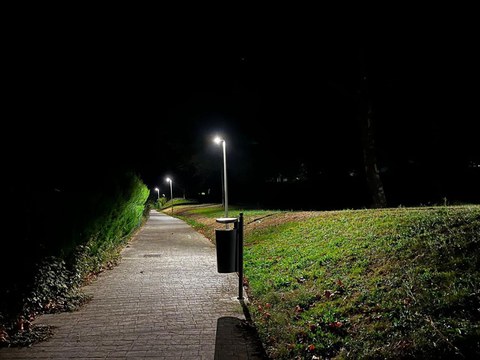 Estamos iluminando la zona de San Roke Oste