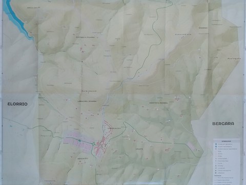 Renovado el mapa toponímico de Elgeta