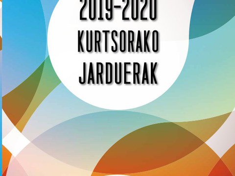 Eskuragarri dago 2019-20 ikasturteko zerbitzuen esku-orria