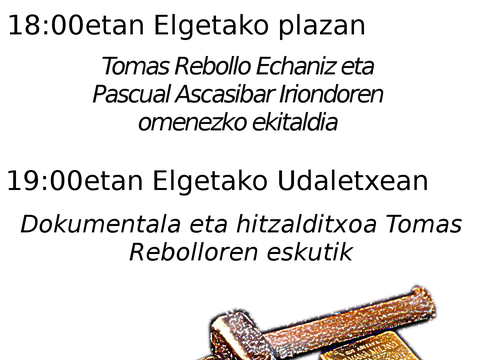 Holokaustoaren biktima elgetarrak omenduko ditu Udalak