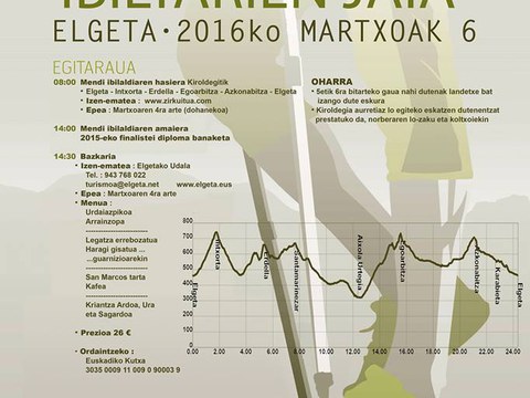 Ibiltarien Jaia martxoaren 6an