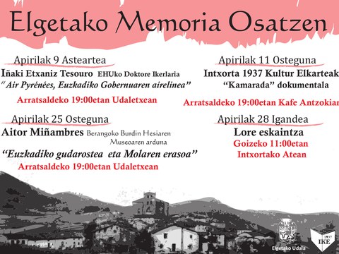 Jardunaldi memorialistak egia osatzen jarraitzeko