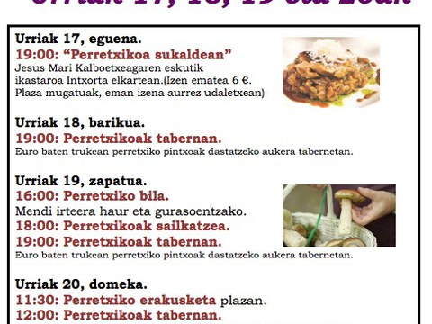 Jardunaldi mikologikoak egingo dira urriaren 17tik 20ra