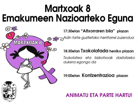 Martxoak 8, emakumeen nazioarteko eguna