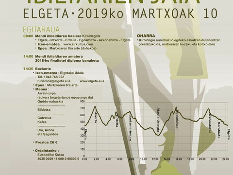 Martxoaren 10ean izango da Ibiltarien Jaia